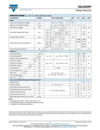 SQJA82EP-T1_GE3 Datasheet Page 2