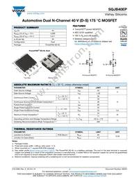 SQJB40EP-T1_GE3 Datasheet Cover