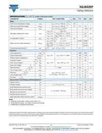 SQJB42EP-T1_GE3 Datasheet Page 2