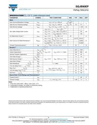SQJB90EP-T1_GE3 Datasheet Page 2
