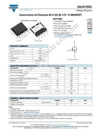 SQJQ100EL-T1_GE3 Datasheet Cover