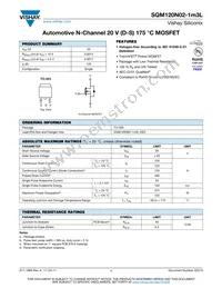 SQM120N02-1M3L_GE3 Datasheet Cover