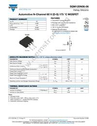 SQM120N06-06_GE3 Datasheet Cover