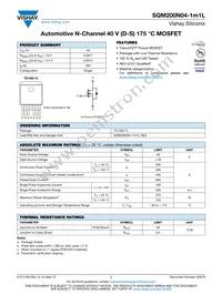 SQM200N04-1M1L_GE3 Datasheet Cover