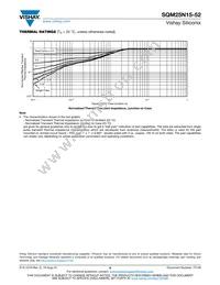 SQM25N15-52_GE3 Datasheet Page 6