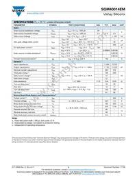 SQM40014EM_GE3 Datasheet Page 2