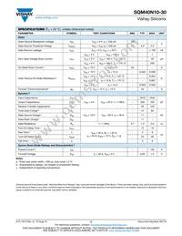 SQM40N10-30_GE3 Datasheet Page 2