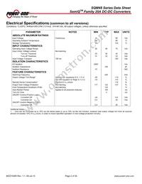 SQM48T25015-PCA0 Datasheet Page 2