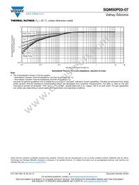 SQM50P03-07_GE3 Datasheet Page 6