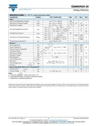 SQM60N20-35_GE3 Datasheet Page 2