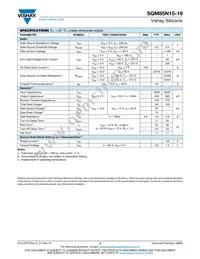SQM85N15-19_GE3 Datasheet Page 2