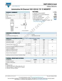 SQP120N10-3M8_GE3 Datasheet Cover