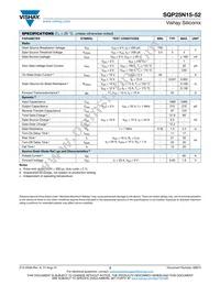 SQP25N15-52_GE3 Datasheet Page 2