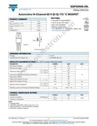 SQP50N06-09L_GE3 Datasheet Cover