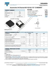 SQS460EN-T1_GE3 Datasheet Cover