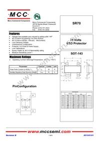 SR70-TP Datasheet Cover
