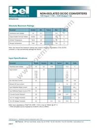 SRAH-03A500R Datasheet Page 2