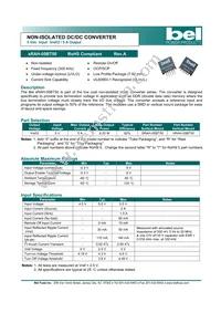 SRAH-05BT50R Datasheet Cover