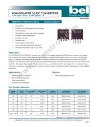 SRAH-07C250R Datasheet Cover