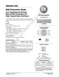 SRDA05-4R2G Datasheet Cover