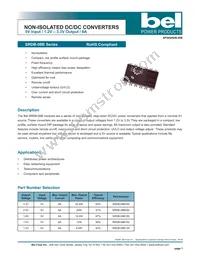 SRDB-08B330R Datasheet Cover