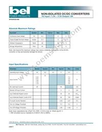 SRDB-08B330R Datasheet Page 2