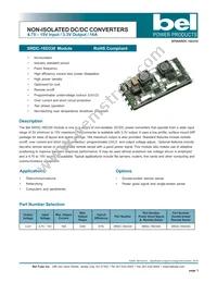 SRDC-16D33DG Datasheet Cover