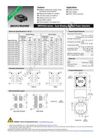 SRF0703A-331M Datasheet Cover