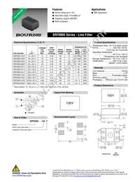 SRF0905-202Y Datasheet Cover