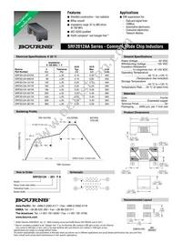 SRF2012A-201YA Datasheet Cover