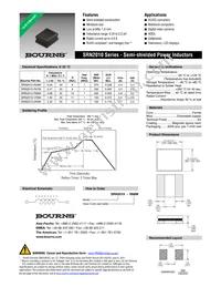 SRN2010-1R5M Datasheet Cover