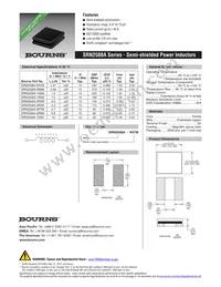 SRN2508A-R47M Datasheet Cover