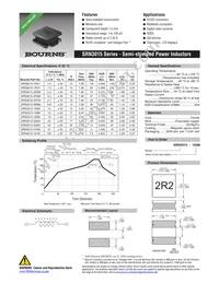 SRN3015-180M Datasheet Cover