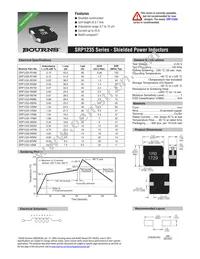 SRP1235-R82M Datasheet Cover