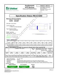 SRP175F Datasheet Cover