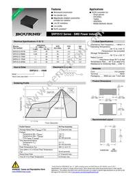 SRP2512-1R5M Datasheet Cover