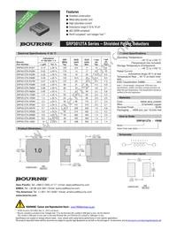 SRP3012TA-100M Datasheet Cover