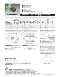 SRP4030FA-4R7M Datasheet Cover