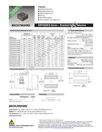SRP5030CA-4R7M Datasheet Cover