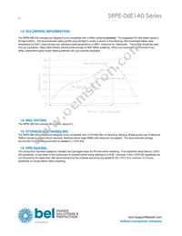 SRPE-06E1A0G Datasheet Page 10