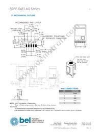 SRPE-06E1A0G Datasheet Page 11