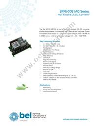 SRPE-30E1A0G Datasheet Cover