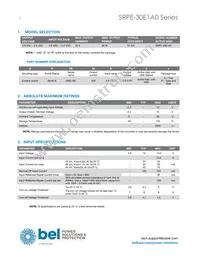 SRPE-30E1A0G Datasheet Page 2