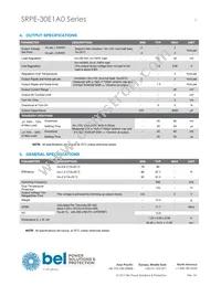SRPE-30E1A0G Datasheet Page 3