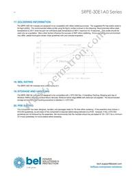 SRPE-30E1A0G Datasheet Page 14