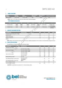 SRPE-50E1A0G Datasheet Page 2