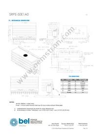 SRPE-50E1A0G Datasheet Page 15