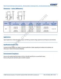 SRR08F105KGS Datasheet Page 2