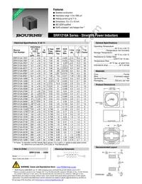 SRR1210A-1R8Y Datasheet Cover