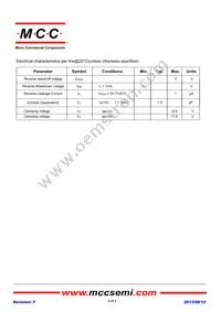 SRV05-4L-TP Datasheet Page 2